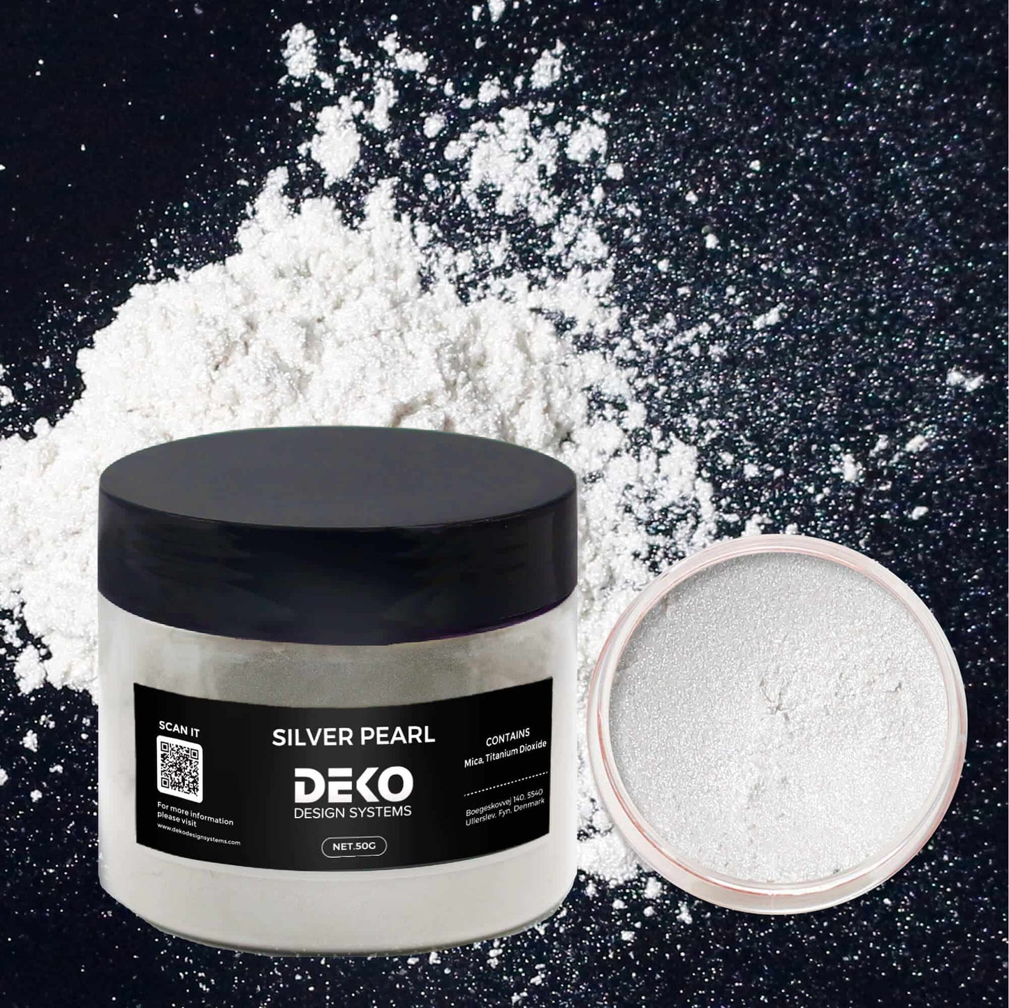 Pigment Silber Perle